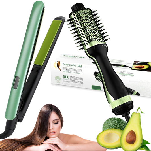 DO Combo Cepillo Secador Y Plancha Kerat